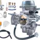 YFM600 Carburetor Carb Kit for Yamaha Grizzly 600 660 YFM600 YFM660 with Fuel Switch Valve Petcock ATV Carb
