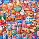 MasterPieces - 1000 Piece Jigsaw Puzzle, Ice Cream Treats, Fun for Adults, Family, Kids, Non-Glare Finish, 19.25" x 26.75"