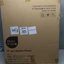 Decorative Garden Metal Fence 10 Pack with Gate, 32 in (H) x 24 ft (L) No Dig Dog Animal Barrier for Yard, Garden, Patio, Flower Bed