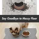 Absorbent Dog Food Mat-Dog Cat Mat for Food and Water Bowl, Quick Dry Pet Food Mat, No Stains Pet Feeding Pad, Cat Accessories Pet Supplies-Water Bowl Mat for Messy Drinkers