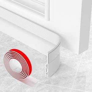 Door Draft Stopper,Under Door Draft Stopper,Door Sweeps Bottom of Door,Weather Stripping Door Seal,Door Soundproofing Under Door Gap Filler Weather Stripping Seal Door Insulation (39"",White)