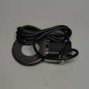 500 Watt Utility De-Icer Submergible Cast Aluminum Chicken Water Heater for Livestock Tank Heater Winter Bird Bath Heater (1, Black)