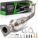 High Flow Front Catalytic Converter Kit Direct-Fit Honda CRV CR-V 2007 2008 2009 2.4L Replace 53782(EPA Compliant)