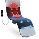 Full Body Massage Mat, Back Massager for Pain Relief Deep Tissue, 3D Shiatsu Neck and Back Massager with Heat, 3D Lumbar Traction & Relaxation, 4 Vibrating Motors, Massage Pad for Bed, Fit 5'1-6'2