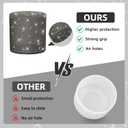 Silicone Boot Compatible with Sinple Midern 24/30/40 oz Tumbler with Handle/Trek Pivot, Protective Anti-Scratch Bottle Bottom Sleeve Cover Compatible with Sinple Midern Tumbler (Bling Black)