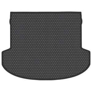 Megiteller Car Cargo Rubber Liner Mat Custom Fit for Hyundai Santa Fe 2019 2020 Odorless Washable Heavy Duty All Weather Car Trunk Cargo Mat