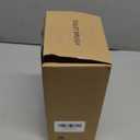 UPTRONIC Toilet Brush, Toilet Bowl Brush with Extra Long Handle Durable Bristles Toilet Scrubber and Covered Holder for Toilet Brush Set for Bathroom Cleaning (Brown, 1 Set)