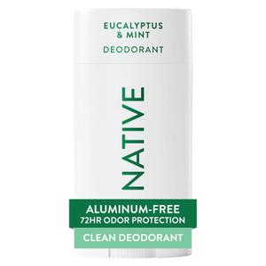 Native Deodorant Contains Naturally Derived Ingredients, 72 Hour Odor Control, Deodorant for Women and Men, Aluminum Free, Eucalyptus & Mint 2.65oz