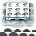 2 x 80pcs Woodruff Key Assortment Metric Set 8 Popular Sizes Carbon Steel Woodruff semicircle Key - Half Moon Key for Fasteners Mechanical Industry Crankshaft