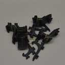 Murtenze 24 Pack Plastic Easel Plate, Display Stands Picture Frame Holder, Mini Easel for Weddings/Home Decoration(3 Inch,Black)