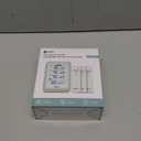 Indoor Outdoor Thermometer Wireless, 4.5 Inch Display Digital Hygrometer Thermometer Temperature Humidity Monitor with 330ft Range Sensor and Adjustable Backlight (White)