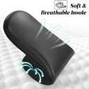 Short Rain Boots for Women Waterproof Ankle Womens Rubber Garden Rainboots for Mud Barn Gardening Yard Farm Work (9 Wide, Black)