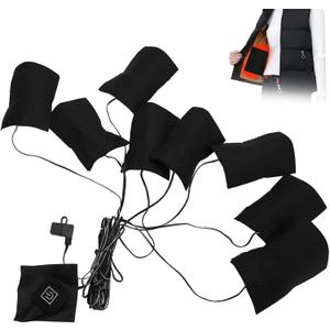 Heating Pad Electric Cloth Heater Pad Heating Clothes Usb Heated Pad Warmer 1 3 Gears Clothes Heater Sheet for Winter Camping Hiking
