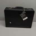 Samsonite Bonded Leather Attache, Black, One Size