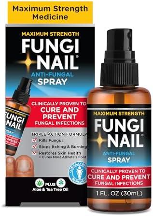 Fungi-Nail Anti-Fungal Foot Spray, Kills Fungus That Can Lead to Nail & Athlete’s Foot with Tolnaftate & Clinically Proven to Cure Infections - 1 Oz 2027-11
