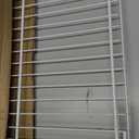 Kitchen Cabinet Storage Shelf Stackable Wire Spice Rack Organizer Heavy Duty Space Saver for Bathroom Bedroom Closet Laundry Room Office Countertop - White, Pack 1 (23.22'' X 13.38'' X 12'')