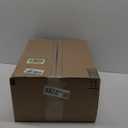 Storage Cube Organizer with Clear Window, Linen Collapsible Storage Boxes with PU Handles, Cube Storage Bins for Shelf, Closet, Cabinet, Bookcase (13x13x13, Khaki)