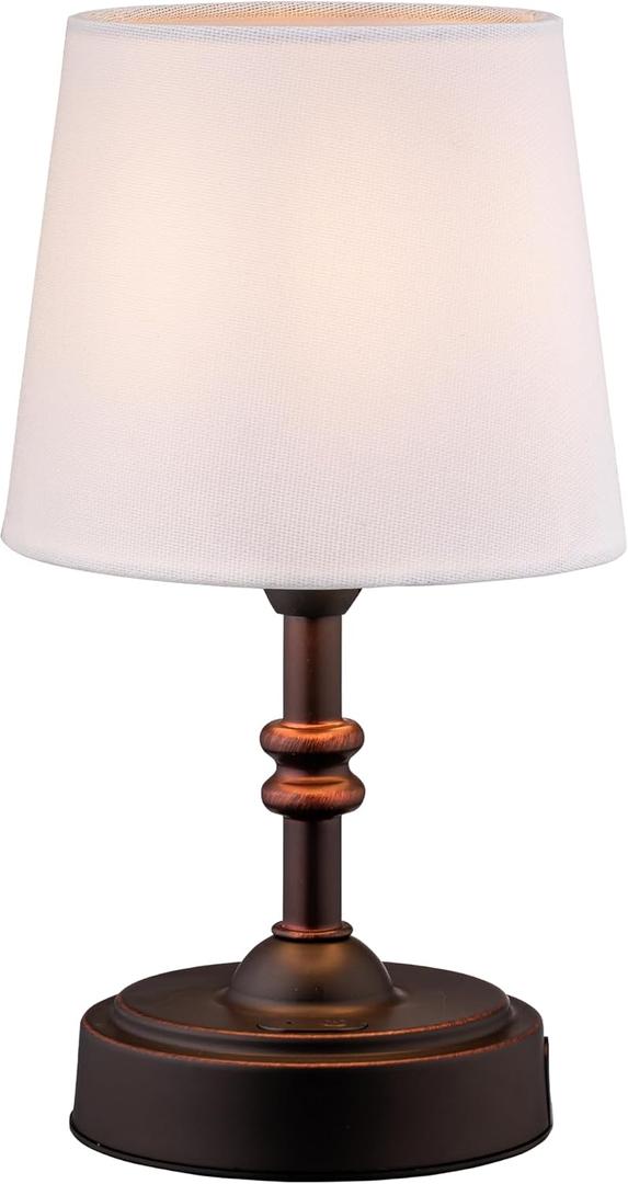 OBright Seraph mini Cordless LED Table Lamp with Dimmer (Oil Rubbed Bronze)