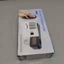 Smart Toothbrush Holder, Wall Mounted Toothbrush Holder with Toothpaste Dispenser, Drying Function and 3 Toothbrush Slots for Bathroom (Black)