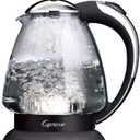 Capresso 259 Water Kettle, 10" x 8.25" x 6.25", Polished Chrome