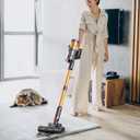 Cordless Vacuum Cleaner 45KPa/550W/60Mins, Self-Standing Handheld Vacuum with Touch Display, Stick Vacuum Cleaners, Anti-Tangle Brush Rechargeable Vacuums for Hardwood Floor Carpet Car Pet Hair
