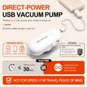IDEATECH 12Pack Travel Vacuum Bags with USB Pump, Up to 90% Space Saving | Strong Steady Vacuum, Deep Compression, Carry-On Friendly, Heavy-Duty Reusable Bags, Vacuum Seal Bags for Clothing & Luggage