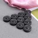 Mipcase Silica Gel Aquarium Air Pump Membrane Replacement Accessories for Fish Tank Oxygen Pump 1.37X1.37X0.59 Inch Cleanable Durable Membranes 10 Pack