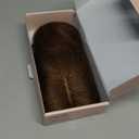 Hairro 100% Real Human Hair Toppers for Women No Bang, Clip in Real Hairpieces, Breathable Silk Base for Covering Greyish Thinning Hair Loss on Top, 16 Inch Mocha Brown