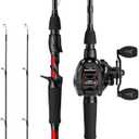 KastKing Royale Legend II Twin Tip Fishing Rod and Reel Combos, Spinning & Casting Combo, IM6 Graphite 2Pc Blanks, Extra Backup Tip Section, Stainless-Steel Guides, KastFlex Technology, EVA Handles