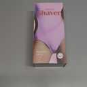 Dermave Bikini Shaver - Electric Bikini Trimmer for Women, 2-in-1 Waterproof Shaver (Light Purple)