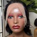 13x4 Body Wave Lace Front Wigs Human Hair Pre Plucked HD Transparent Lace Frontal Wig with Baby Hair 180% Density 9A Glueless Brazilian Virgin Human Hair Lace Front Wigs for Women Natural Black 22Inch