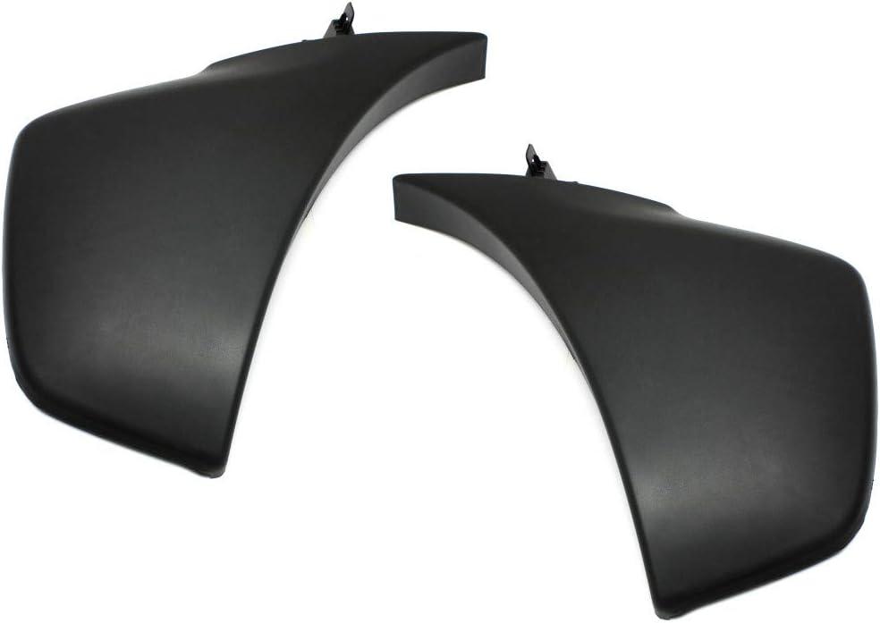 For Toyota Tacoma Bumper End 2012-2015 Driver & Passenger Side Pair/Set | Front | Plastic | With Wheel Opening Flares | TO1004177 + TO1005177 | 5211304050 + 5211204050