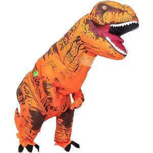 Inflatable Halloween Dinosaur Costume Adult Fancy Dinosaur Suit Blow up Trex Costume Full Body Dino Costume