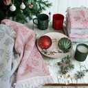sea me at home Christmas Hand Towels Set of 2, Festive Holiday Bathroom & Kitchen Towels (Santa's Pick)