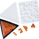 2pcs Pyramid Resin Puzzle Molds, Puzzle Silicone Mold for Epoxy Resin Casting, Silicone Mold for DIY Crafts