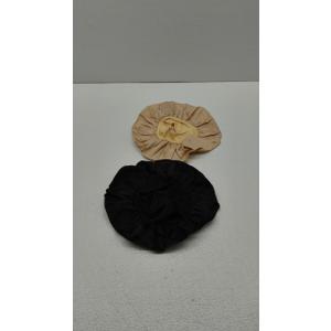 2Pcs Silk Bonnet for Sleeping, Satin Hair Bonnets, Soft Elastic Band Silk Sleep Cap, Hair Wrap for Women (Black Gold)