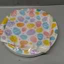 ZVK Easter Paper Plates Napkins Set Disposable 9" Party Dinner Plates, 13" Party Napkins Dinnerware Set Serve 30