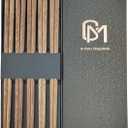 M.G Reusable Wenge Wood Chopsticks - 10 Pairs Dishwasher Safe, 9.8 Inch for Chinese/Japanese/Korean Cuisine (Sushi, Ramen, Hot Pot)