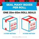 3 x Scotch Heavy Duty Shipping Packing Tape, Clear, Shipping and Packaging Supplies, 1.88 in. x 54.6 yd., 6 Tape Rolls