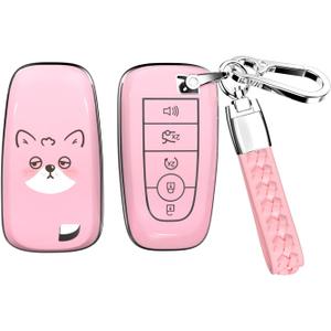 ACEBOY for Ford Key Fob Cover,Soft TPU Case for 2017-2025 Bronco F150 F250 F350 F450 F550 Mustang Explorer Escaper Edge Focus