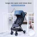 60.5"-113" Wide Baby Gate Extra Long, Large Dog Gate Indoor, Child Proof Gate, Kiddie Gates, Baby Gate for Doorways. White, Dog Gates for The House. Extra Tall Pet Gate.