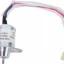 12V 1503ES-12S5SUC5S 119653-77950 Fuel Shutdown Solenoid Valve for Yanmar 3TNE84 3TNE88 4TNV94 4TNV98 Komatsu PC45 PC50 PC55 Hyundai R55-7 R60-7 R80-7 John Deere 790 990 2020 2030 2210 2305 2320 4010