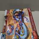 Mattel Disney and Pixar Cars Playset with 2 Toy Cars, Lightning McQueen & Francesco Bernoulli, GRC Jumping Raceway Track Set with Kid-Powered Booster