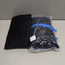 2 Pack Small Pillow, Memory Foam Mini Pillow 11 X 7 Inches for Travel, Sleeping, Nap and Neck, Knee, Lumbar Support, Tiny Cushion for Pet, Dogs (Black)