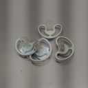 NUK Space Glow-in-The-Dark Orthodontic Pacifiers (0-6 Month, Moon + Rainbow)