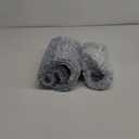 Arotive Microfiber Contour Toilet Rugs U-Shaped, Shaggy Soft Absorbent Bathroom Rugs, Non-Slip Thick Plush Bathroom Mat, Machine Wash Dry Bath Mats for Toilet Base, 20x20, Light Blue