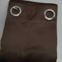 NICETOWN Blackout Curtains 80 inches Long, 2 Pieces, 42" Wide Each Panel, Brown, Full Light Blocking Drapes with Black Liner for Nursery, Thermal Insulated Draperies for Hall, Villa