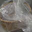 Plug in Pendant Light Rattan Hanging Lamp, Boho Hanging Lights with Paper Woven & Fabric 2 in 1 Shade, 3-Way Dimmable Bulb Included, Ceiling Light Fixture for Living Room, Bedroom, Farmhouse