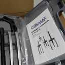 CARVALAX Gear Puller Set, 2T 5T and 5T Wide-Spread - Heavy Duty CR-V Steel 2 & 3 Reversible Jaw Bearing/Pulley Puller  Professional Automotive & Industrial Tool Kit for Mechanics, DIYers