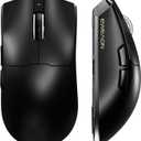 EWEADN S9 Pro Wireless Gaming Mouse, 59G Ergonomic Computer Mouse, Triple Modes, 8K Polling, 26K DPI, PAW3395 Optical Sensor, Kailh Switch, 250h Battery Life, Programmable for PC/Win/Mac(Black)